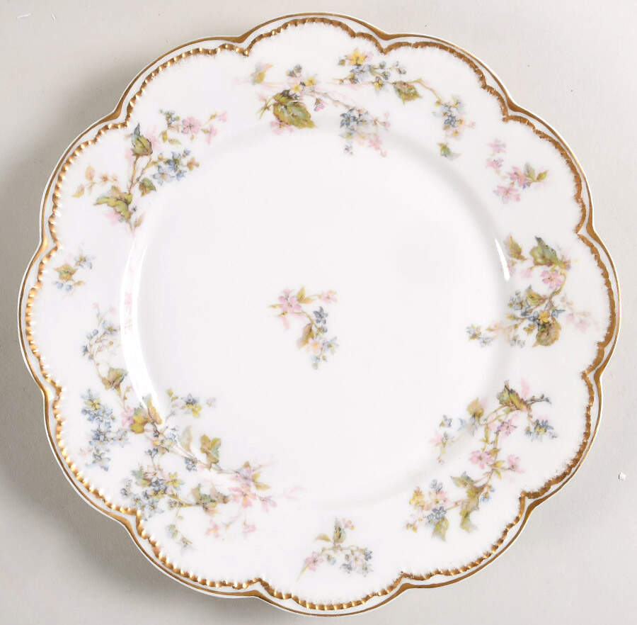 Schleiger 232A Dinner Plate by Haviland-1