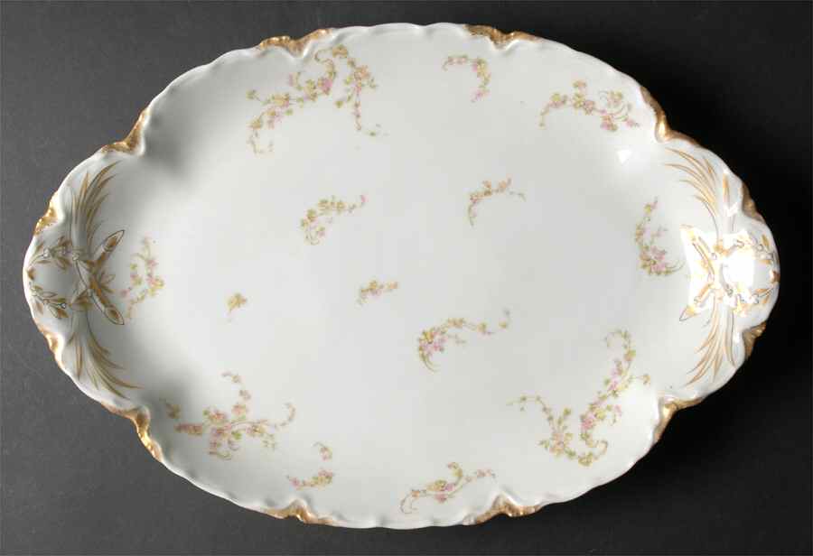 Schleiger 233A 16" Oval Serving Platter by Haviland-1