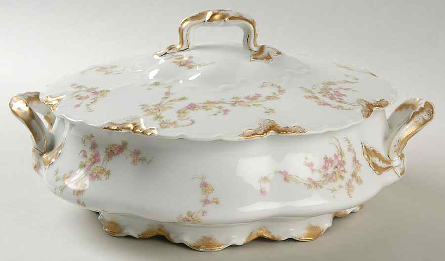 Schleiger 233A Round Covered Vegetable by Haviland-1