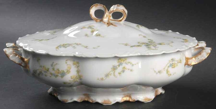 Schleiger 233d Oval Covered Vegetable by Haviland-1