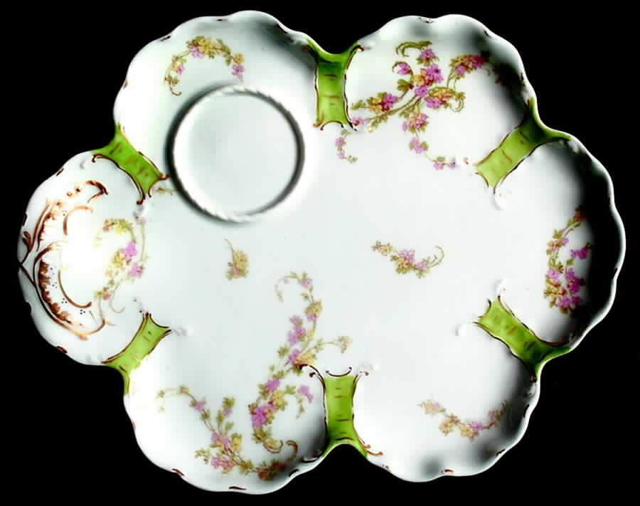 Schleiger 233n Snack Plate by Haviland-1