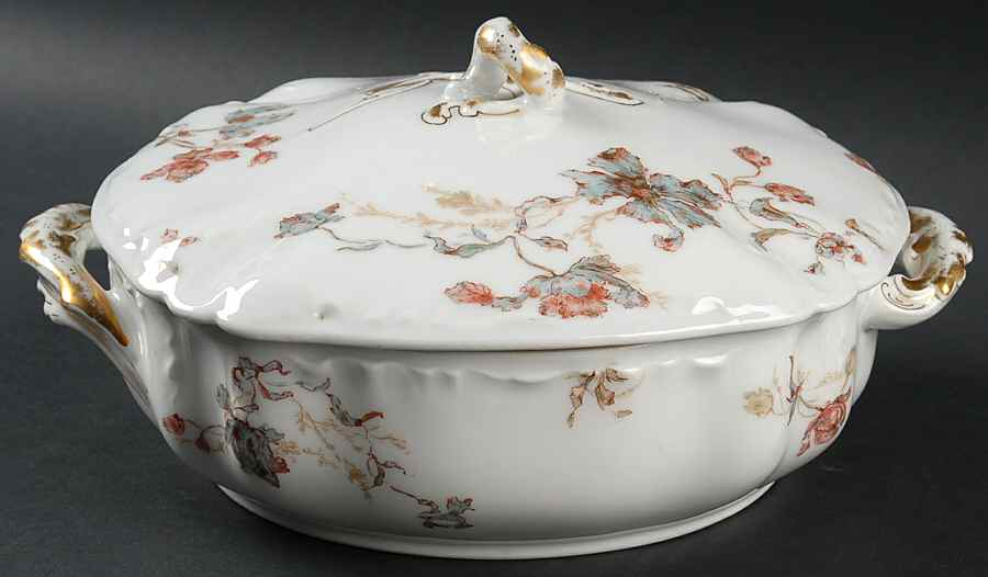 Schleiger 234A Round Covered Vegetable by Haviland-1
