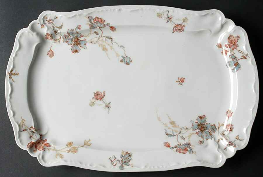 Schleiger 234A 15" Oval Serving Platter by Haviland-1
