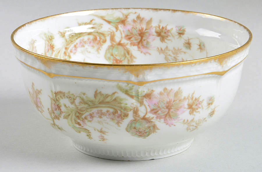 Schleiger 235B Cranberry Bowl by Haviland-1