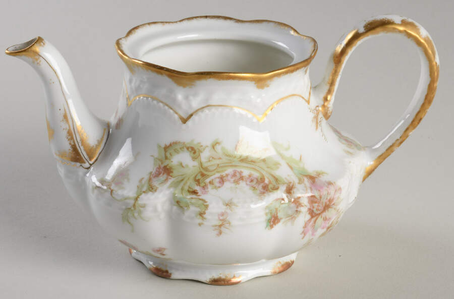 Schleiger 235B Individual Teapot No Lid by Haviland-1