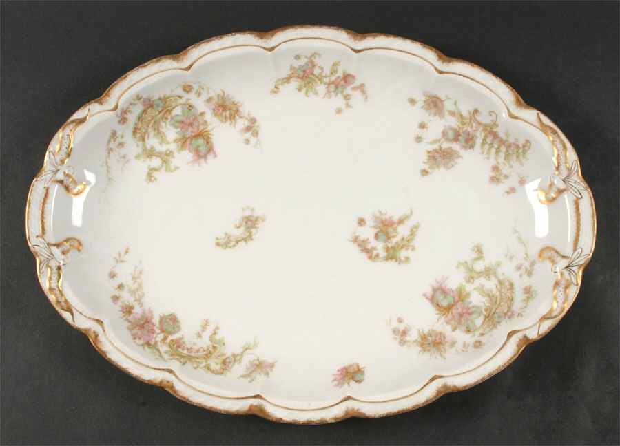 Schleiger 235B 16" Oval Serving Platter by Haviland-1