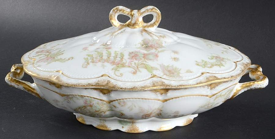 Schleiger 235B Oval Covered Vegetable by Haviland-1