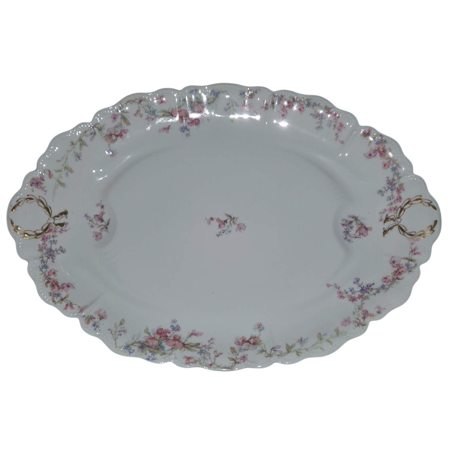Schleiger 236 18" Oval Serving Platter by Haviland-1