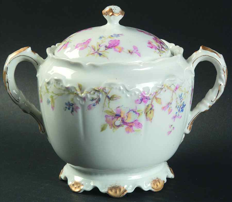 Schleiger 236 Sugar Bowl & Lid by Haviland-1