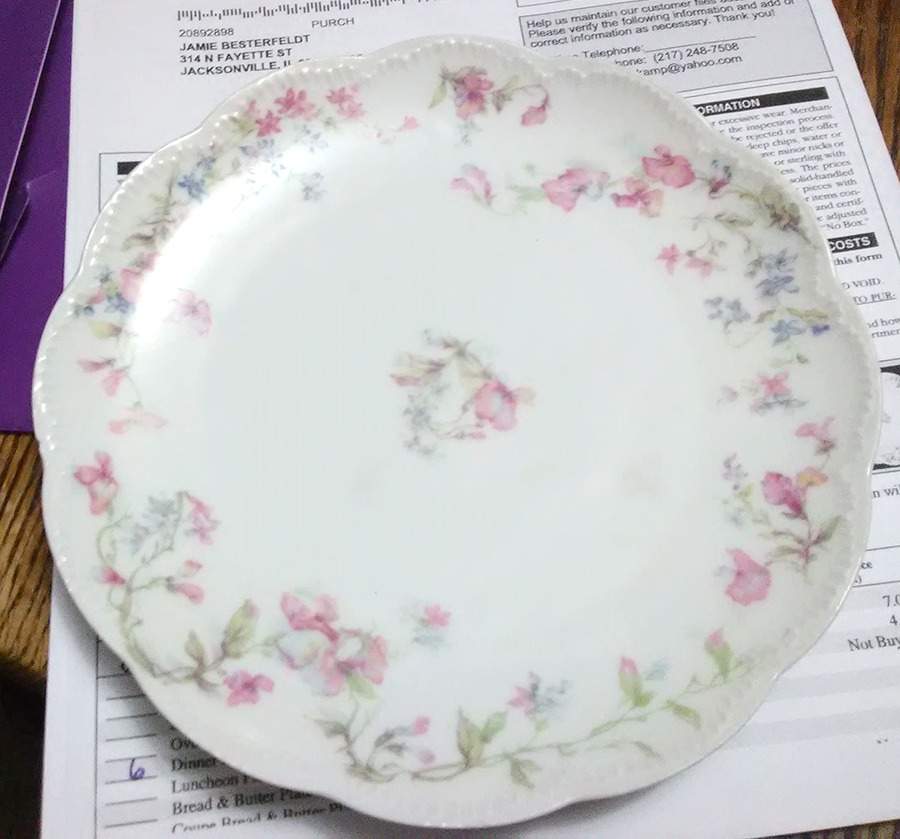 Schleiger 236 Crescent Salad Plate by Haviland-1