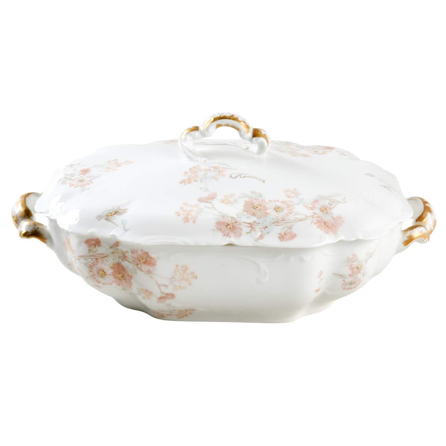Schleiger 237 Rectangular Covered Vegetable by Haviland-1