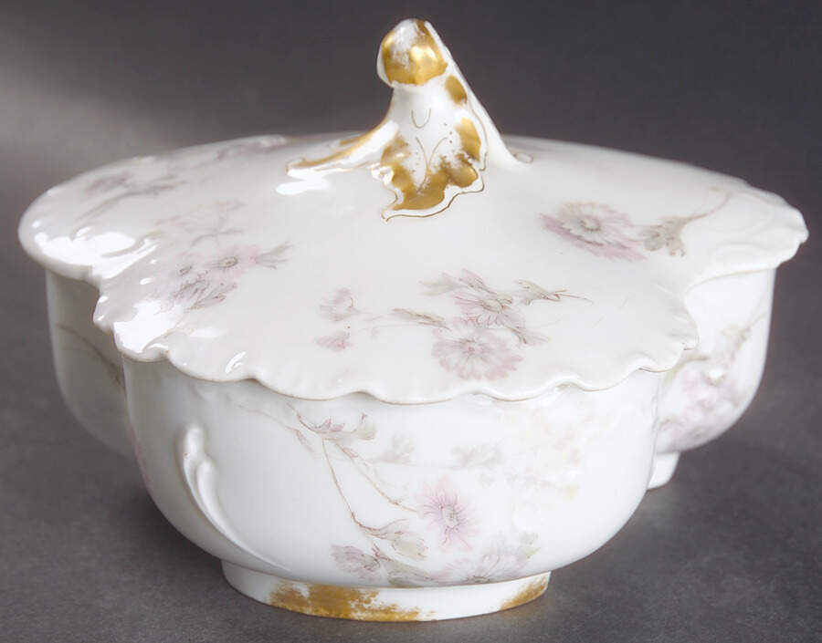 Schleiger 237C Butter Box & Lid by Haviland-1