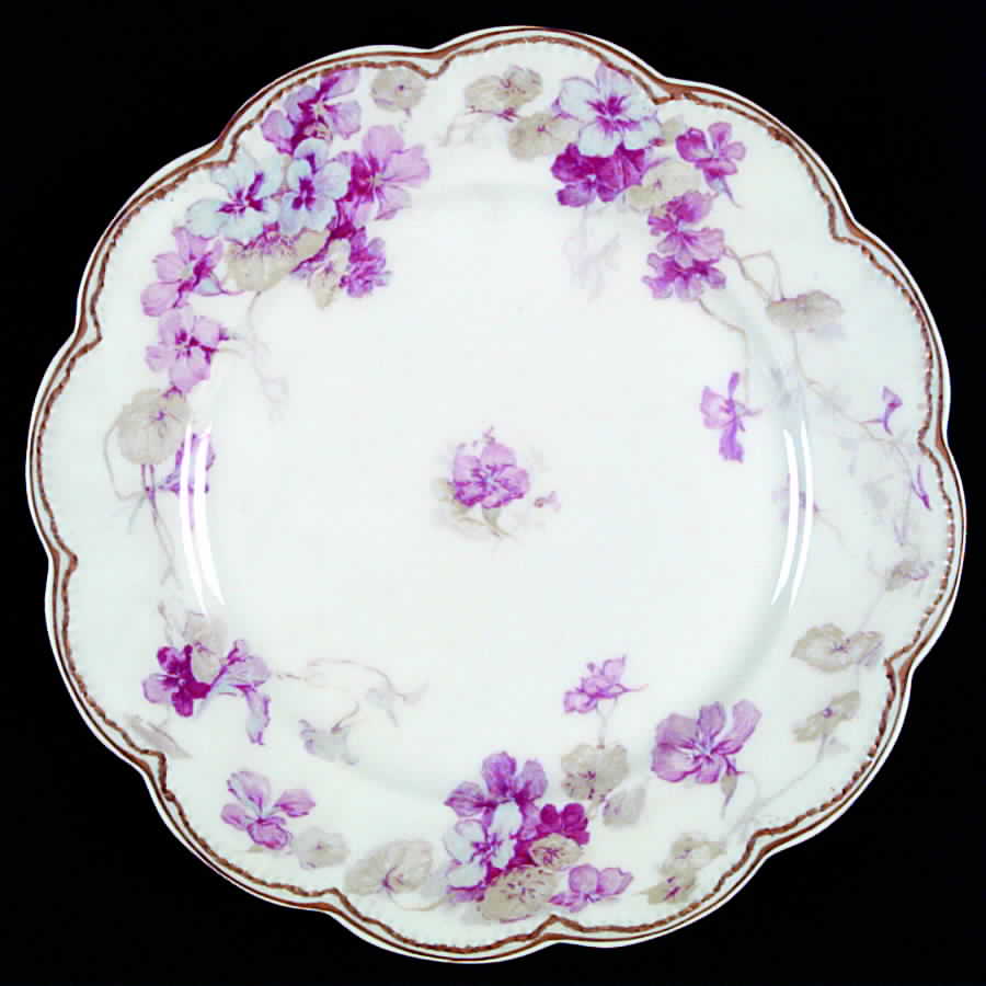 Schleiger 238a Luncheon Plate by Haviland-1