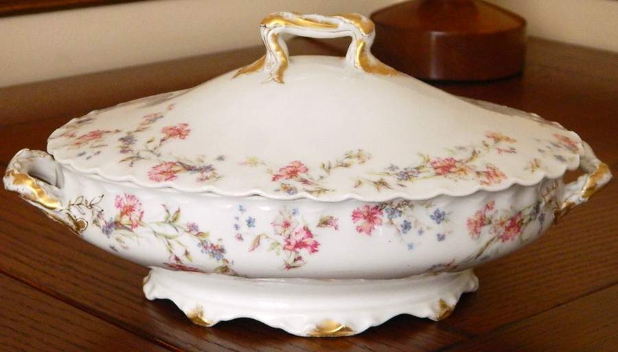 Schleiger 240a Oval Covered Vegetable by Haviland-1
