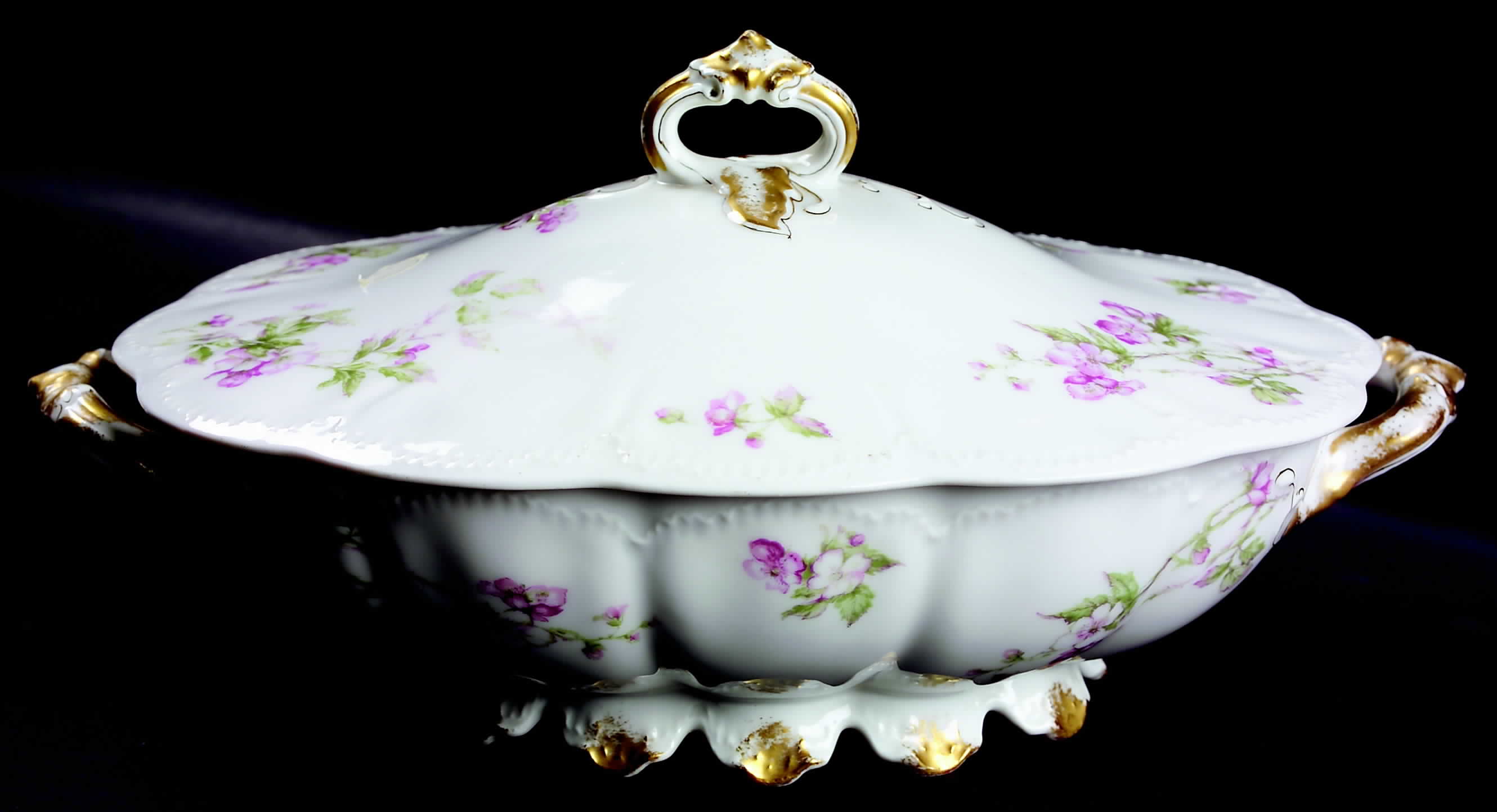 Schleiger 241A Oval Covered Vegetable by Haviland-1