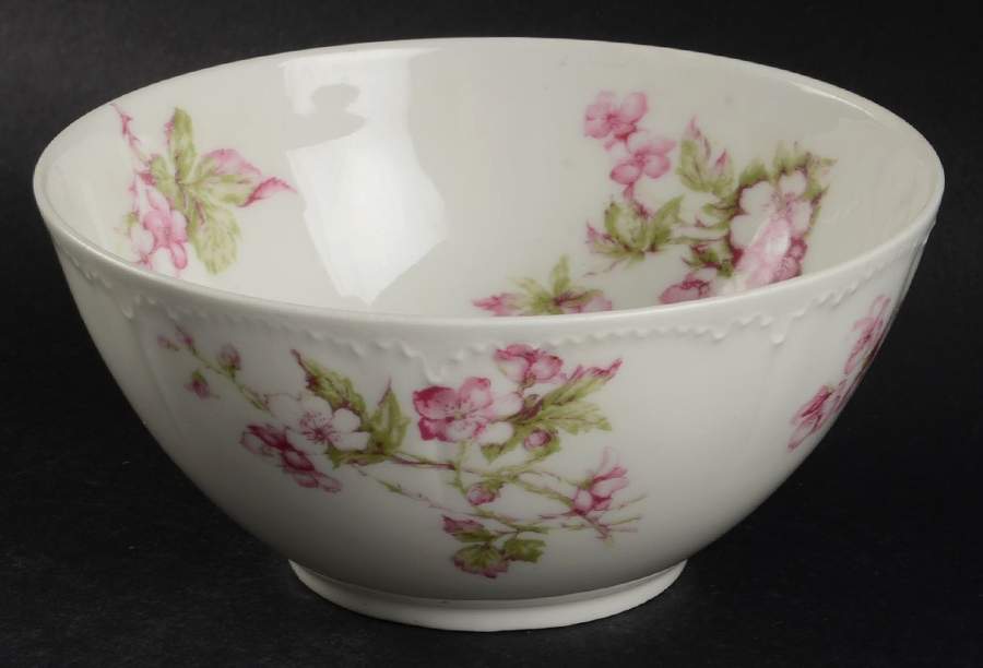 Schleiger 241A Cranberry Bowl by Haviland-1