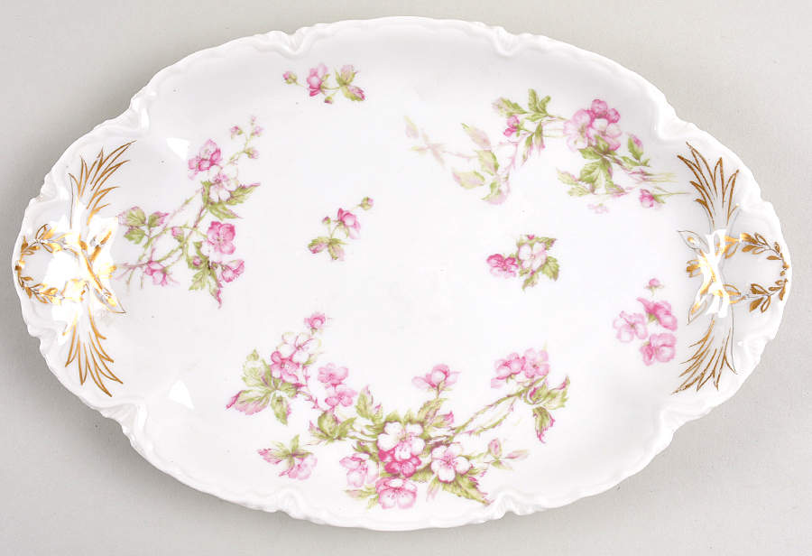 Schleiger 241B 11" Oval Serving Platter by Haviland-1