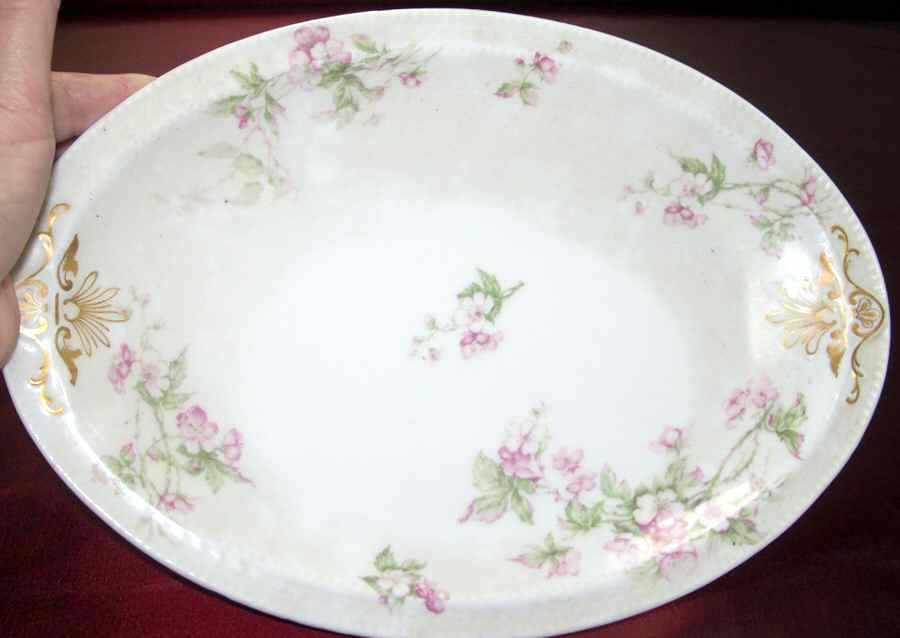 Schleiger 241e 14" Oval Serving Platter by Haviland-1
