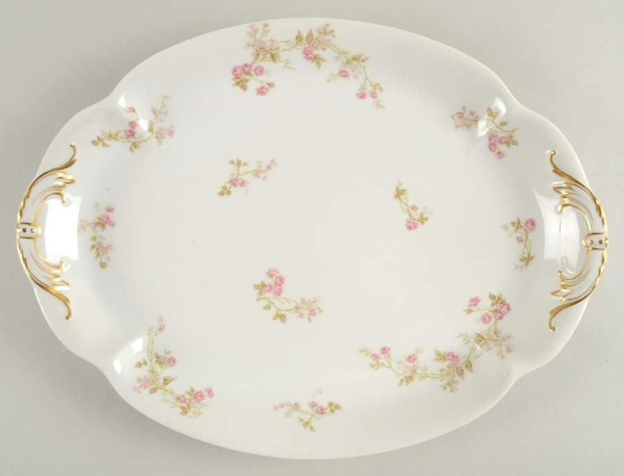 Schleiger 242C 16" Oval Serving Platter by Haviland-1