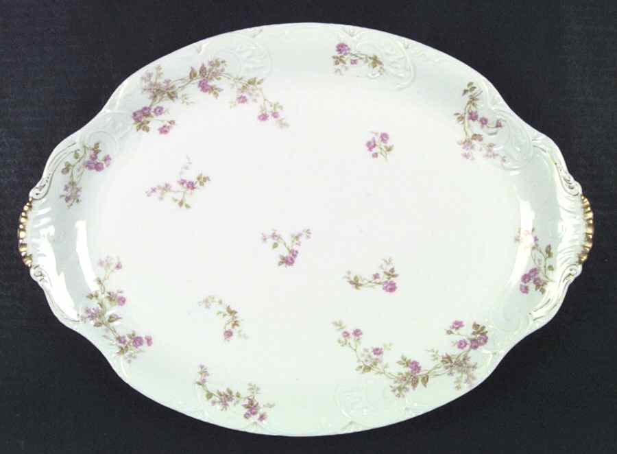 Schleiger 242K 13" Oval Serving Platter by Haviland-1