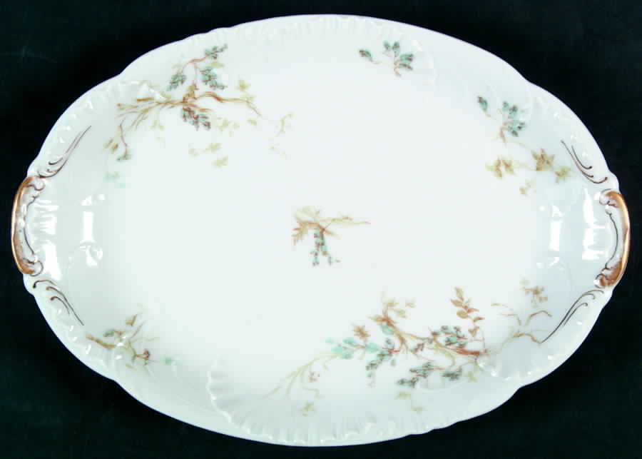 Schleiger 245 11" Oval Serving Platter by Haviland-1