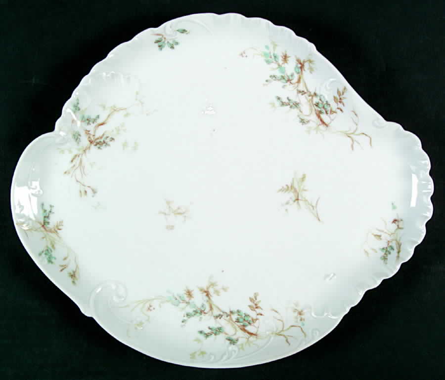 Schleiger 245 12" Oval Serving Platter by Haviland-1