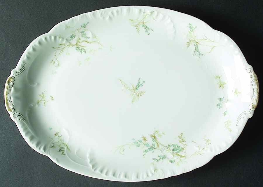 Schleiger 245 13" Oval Serving Platter by Haviland-1