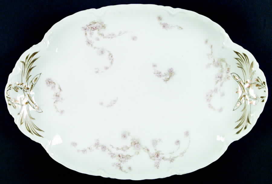 Schleiger 247 13" Oval Serving Platter by Haviland-1