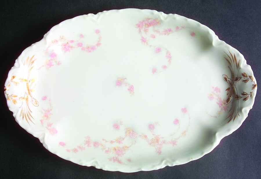 Schleiger 247 11" Oval Serving Platter by Haviland-1