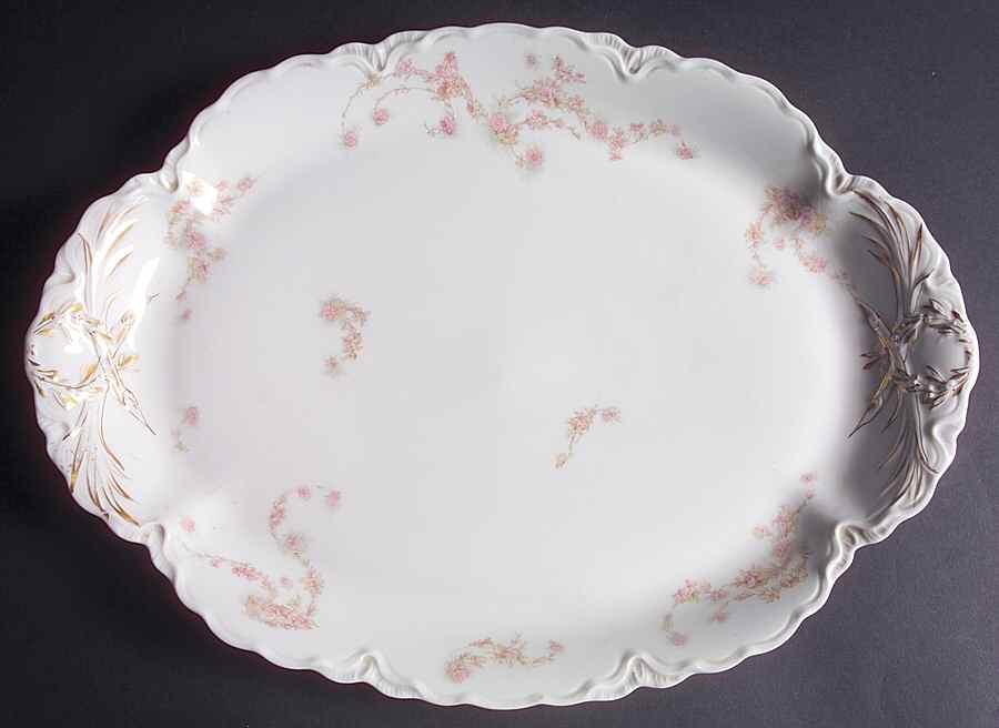 Schleiger 247 16" Oval Serving Platter by Haviland-1