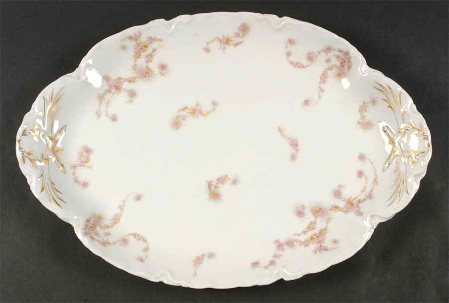 Schleiger 247 15" Oval Serving Platter by Haviland-1