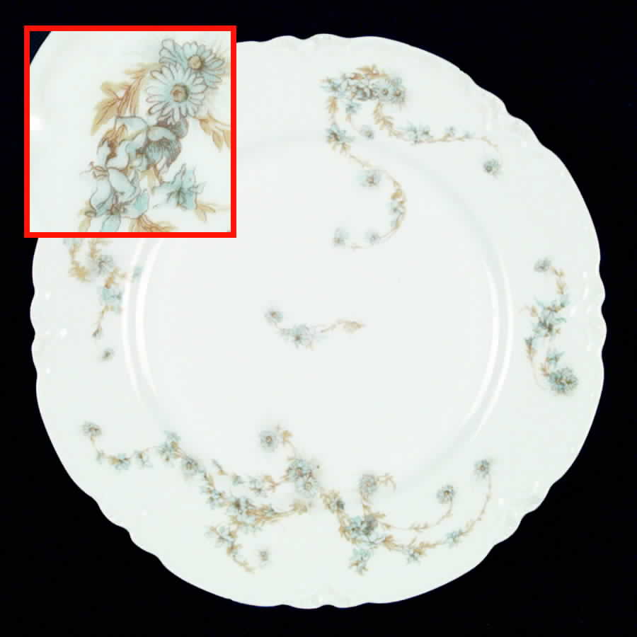 Schleiger 247b Luncheon Plate by Haviland-1