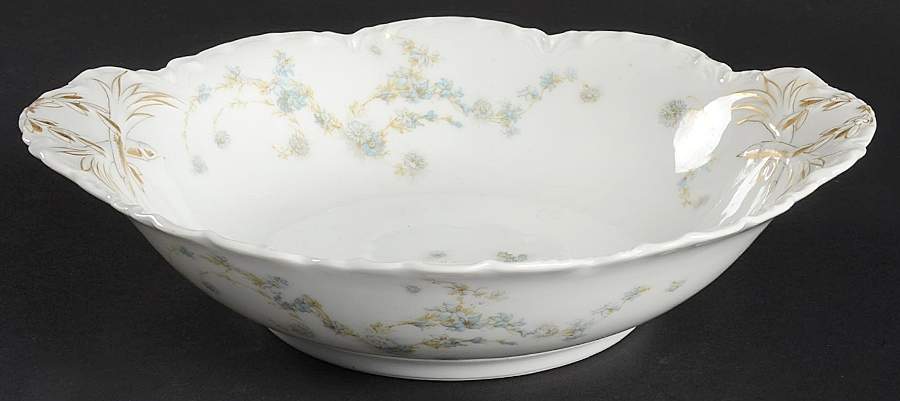 Schleiger 247b 10" Oval Vegetable Bowl by Haviland-1