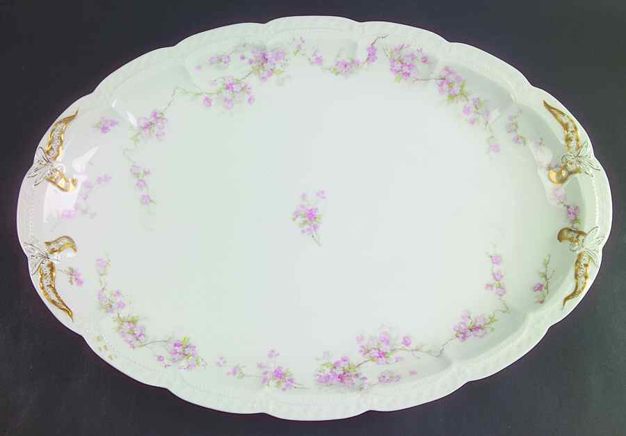 Schleiger 248 18" Oval Serving Platter by Haviland-1