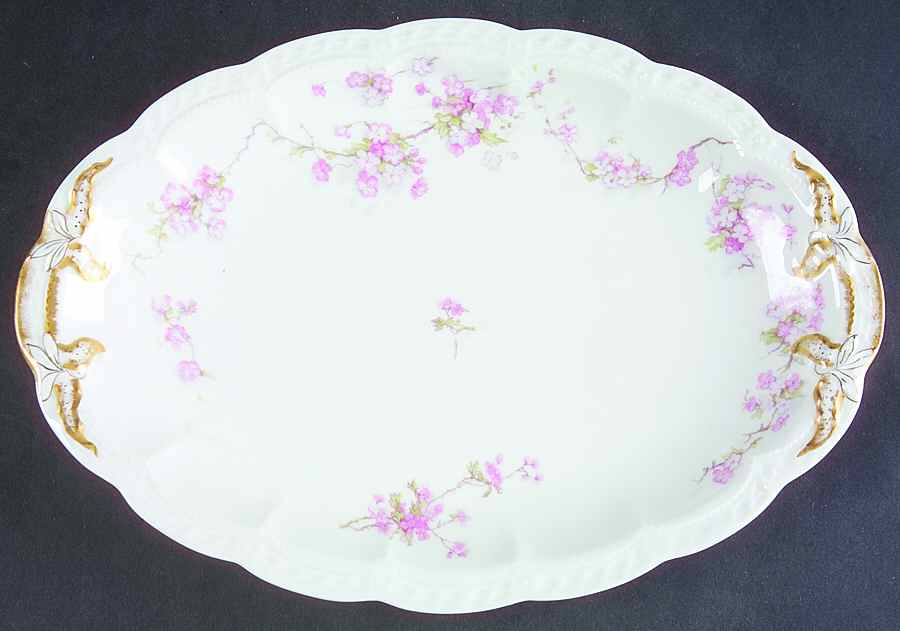 Schleiger 248 12" Oval Serving Platter by Haviland-1