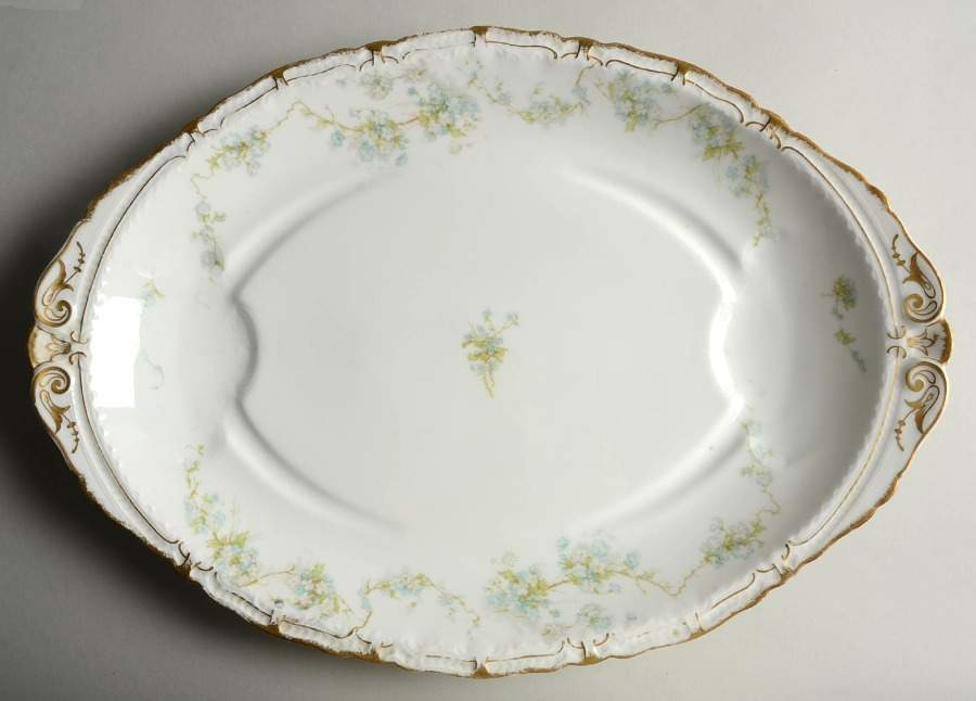 Schleiger 248A 18" Oval Serving Platter by Haviland-1