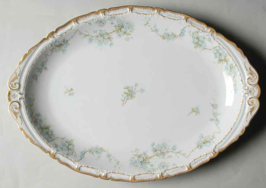 Schleiger 248A 16" Oval Serving Platter by Haviland-1