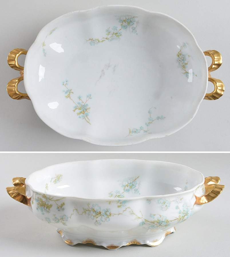 Schleiger 248B Oval Vegetable No Lid by Haviland-1