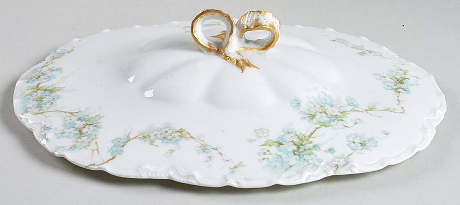 Schleiger 248B Lid for Oval Vegetable by Haviland-1