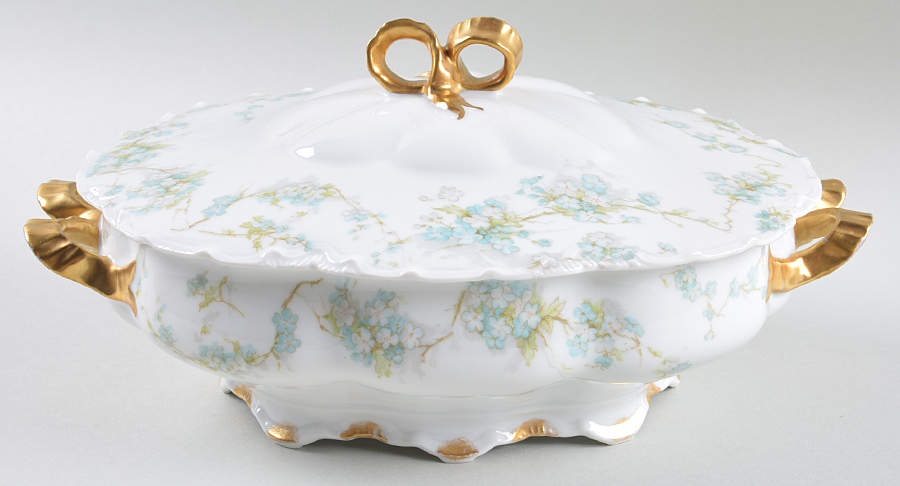 Schleiger 248B Oval Covered Vegetable by Haviland-1
