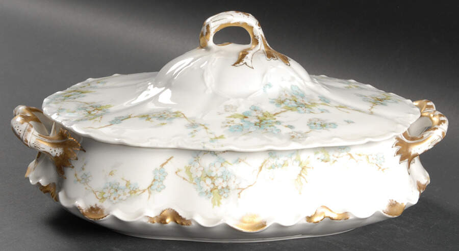 Schleiger 248B Oval Covered Vegetable by Haviland-1