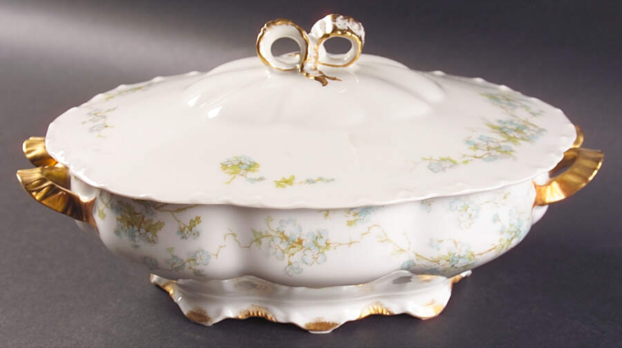 Schleiger 248B Oval Covered Vegetable by Haviland-1