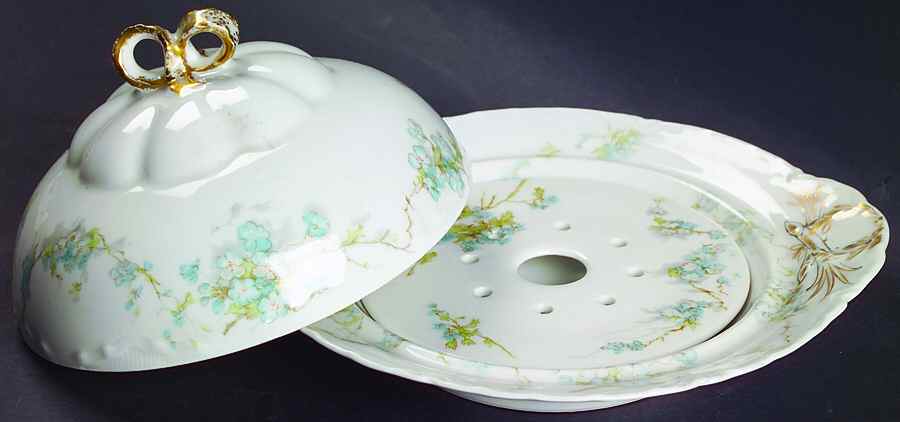 Schleiger 248B Round Covered Butter by Haviland-1