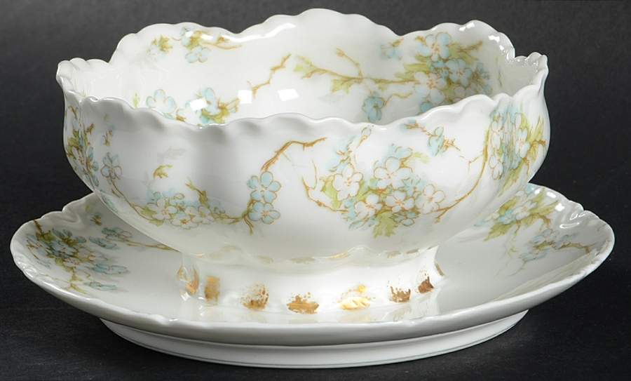 Schleiger 248B Mayonnaise W/Attached Underplate by Haviland-1