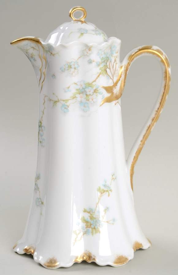 Schleiger 248B Chocolate Pot & Lid by Haviland-1
