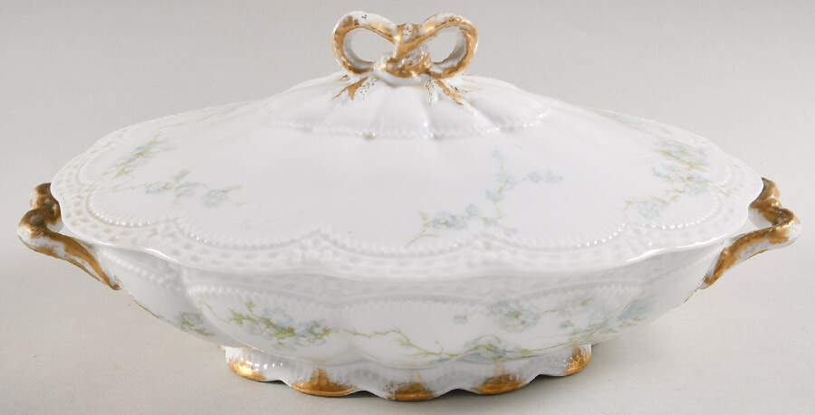 Schleiger 248C Oval Covered Vegetable by Haviland-1