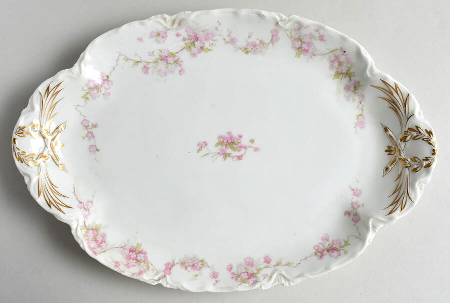 Schleiger 248F 16" Oval Serving Platter by Haviland-1
