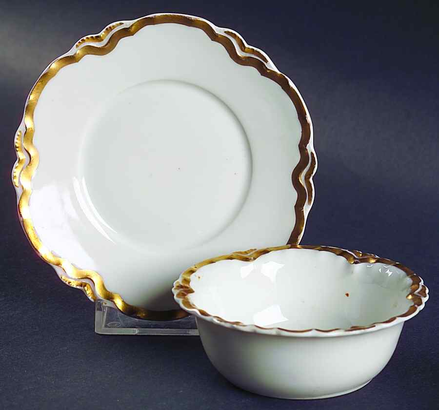 Schleiger 25 Ramekin & Saucer Set by Haviland-1