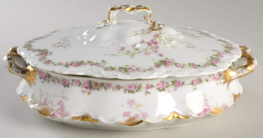 Schleiger 251 Oval Covered Vegetable by Haviland-1