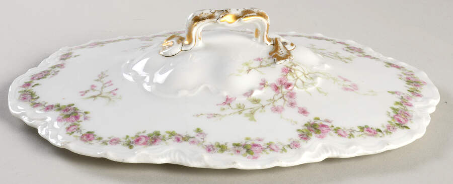 Schleiger 251 Lid for Oval Vegetable by Haviland-1